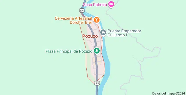 mapa pozuzo