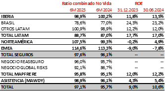 ratio combinado no vida